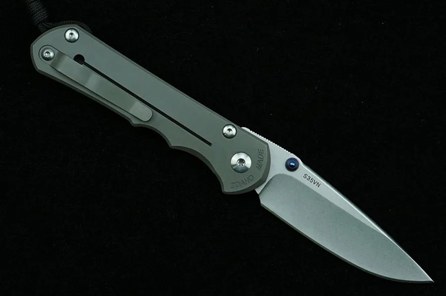 LEMIFSHE pisau lipat Sebenza besar 25 S35VN, pisau Gasket tembaga pegangan Titanium, alat EDC bertahan hidup dapur berkemah luar ruangan
