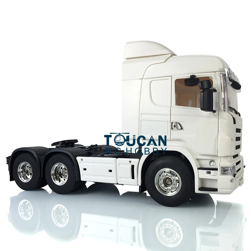 TOUCAN 3Axle 1/14 Midtop RC Ciągnik siodłowy Samochód zdalnie sterowany Pojazdy budowlane Zabawki na zewnątrz Prezenty Model TH05230