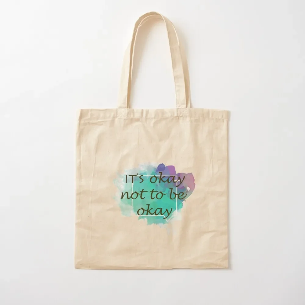 

IT'S OKAY NOT TO BE OKAY Korean Drama Tote Bag Canvas stote bag bag for beach shopper women canvas