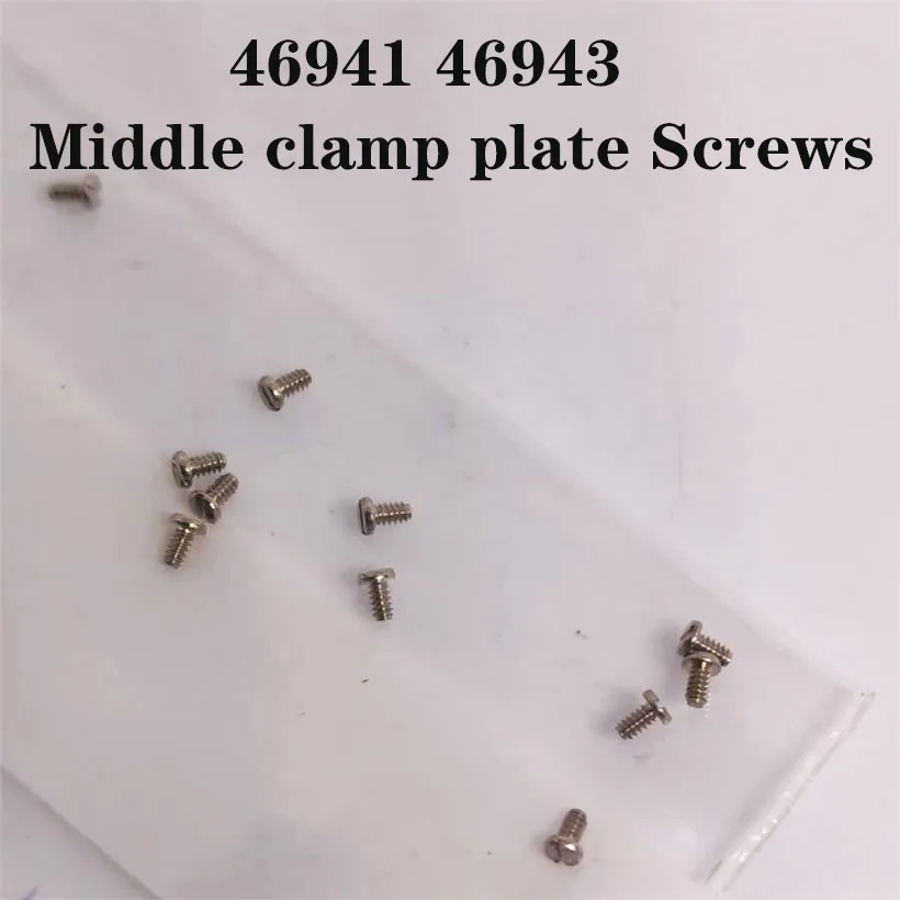 Accessori per orologi adatti per 46941 46943 movimenti meccanici parti allentate parti di riparazione dell'orologio viti con piastra a morsetto centrale