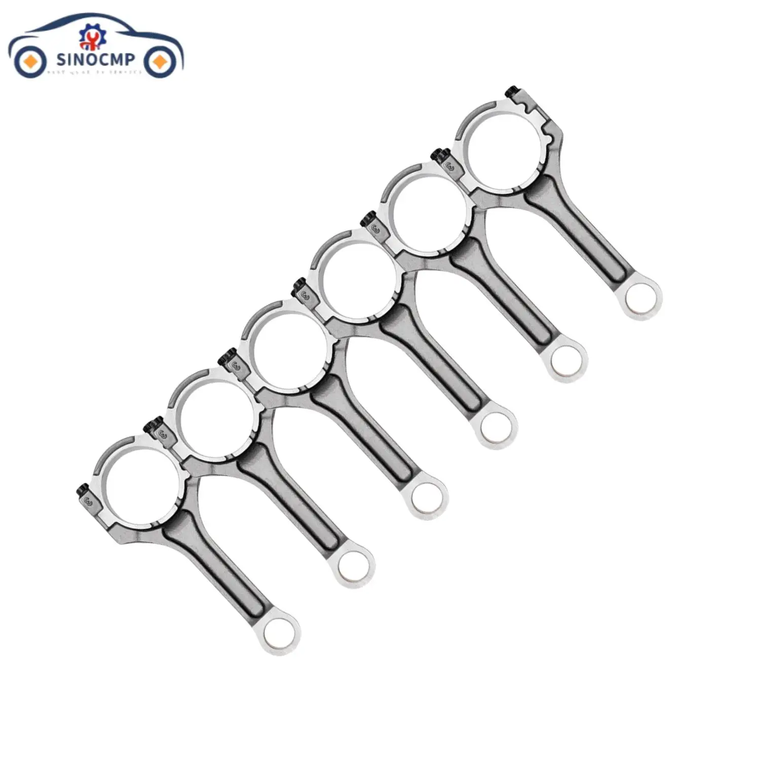 

6 шт. шатун двигателя для Hyundai Santa Fe Kia Sedona 3.3L 3.5L 235103L100 компоненты двигателей шатуны Запчасти