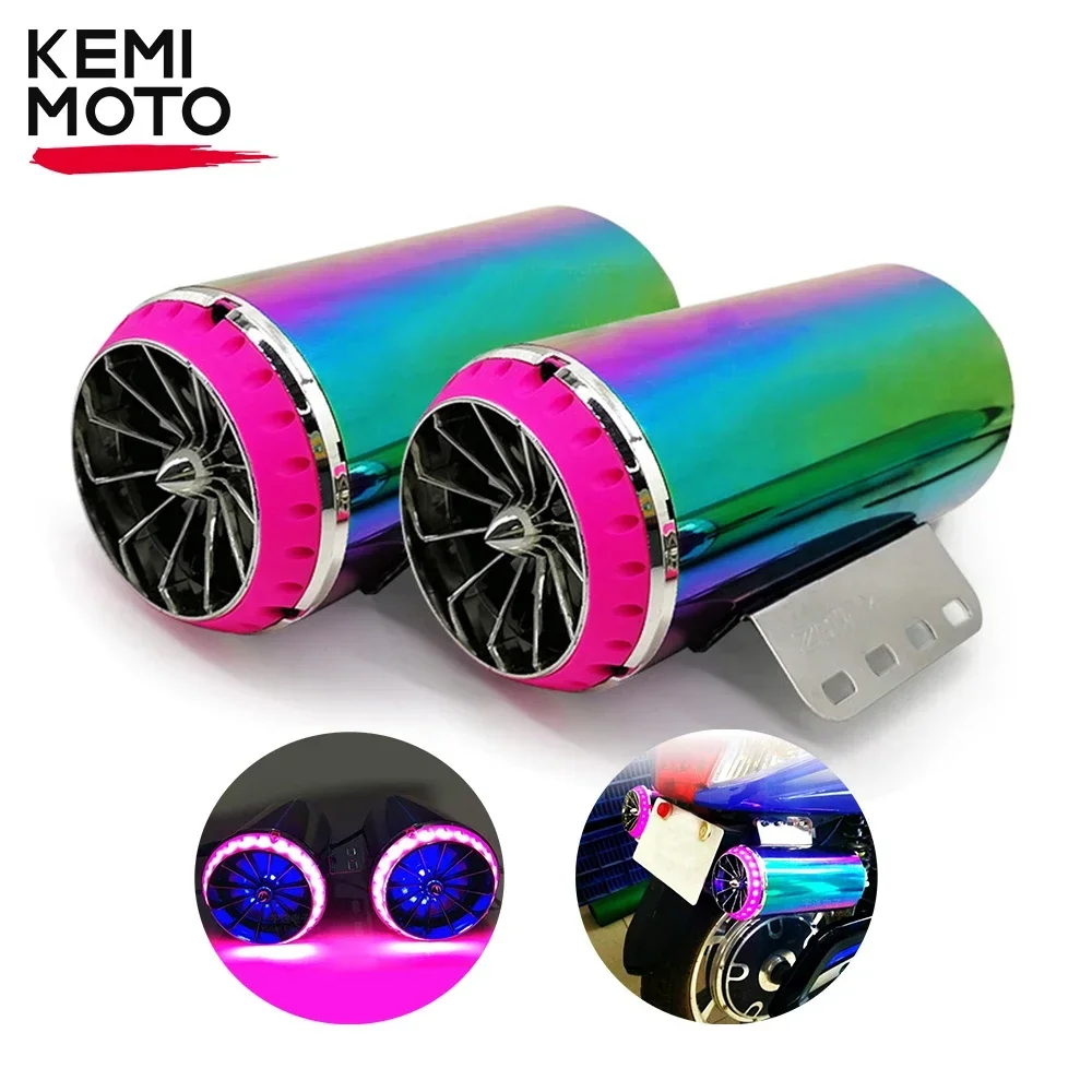 

Motorcycle Speaker Exhaust Pipe Bluetooth Audio Sound Modified Music Waterproof MP3 Accessories Convenient Remote Control