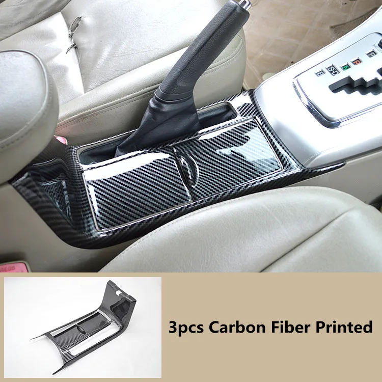 3pcs Wood Grain Car Interior Styling Handbrake Drink Holder Cover Sticker for Toyota Corolla 2007 2008 2009 2010 2011 2012 2013