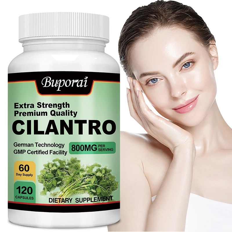 

Cilantro Supplement - Antioxidants, Supports Digestive Health, Naturally Detoxifies, Boosts Immunity, and Improves Energy