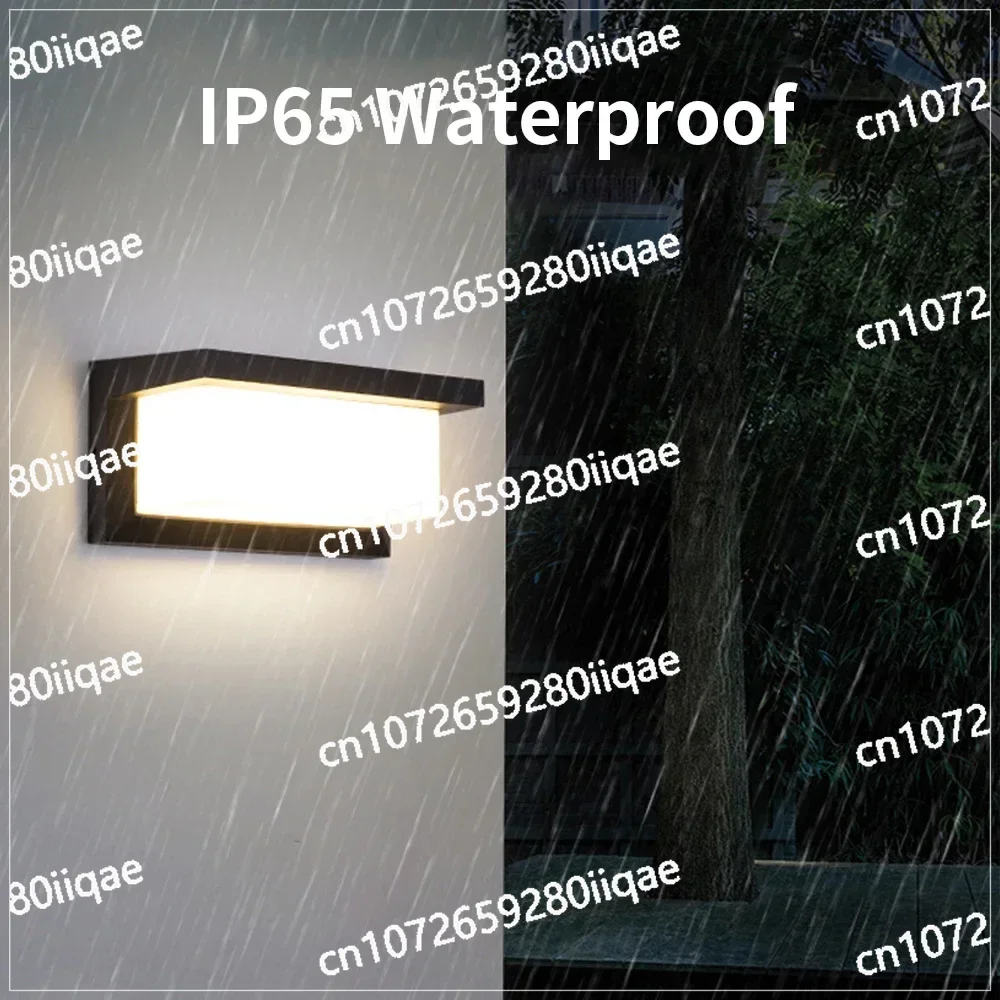 

18 Вт бра светодиодный уличный настенный светильник водонепроницаемый IP65 радарный датчик освещение поверхностное освещение для крыльца балкон сад