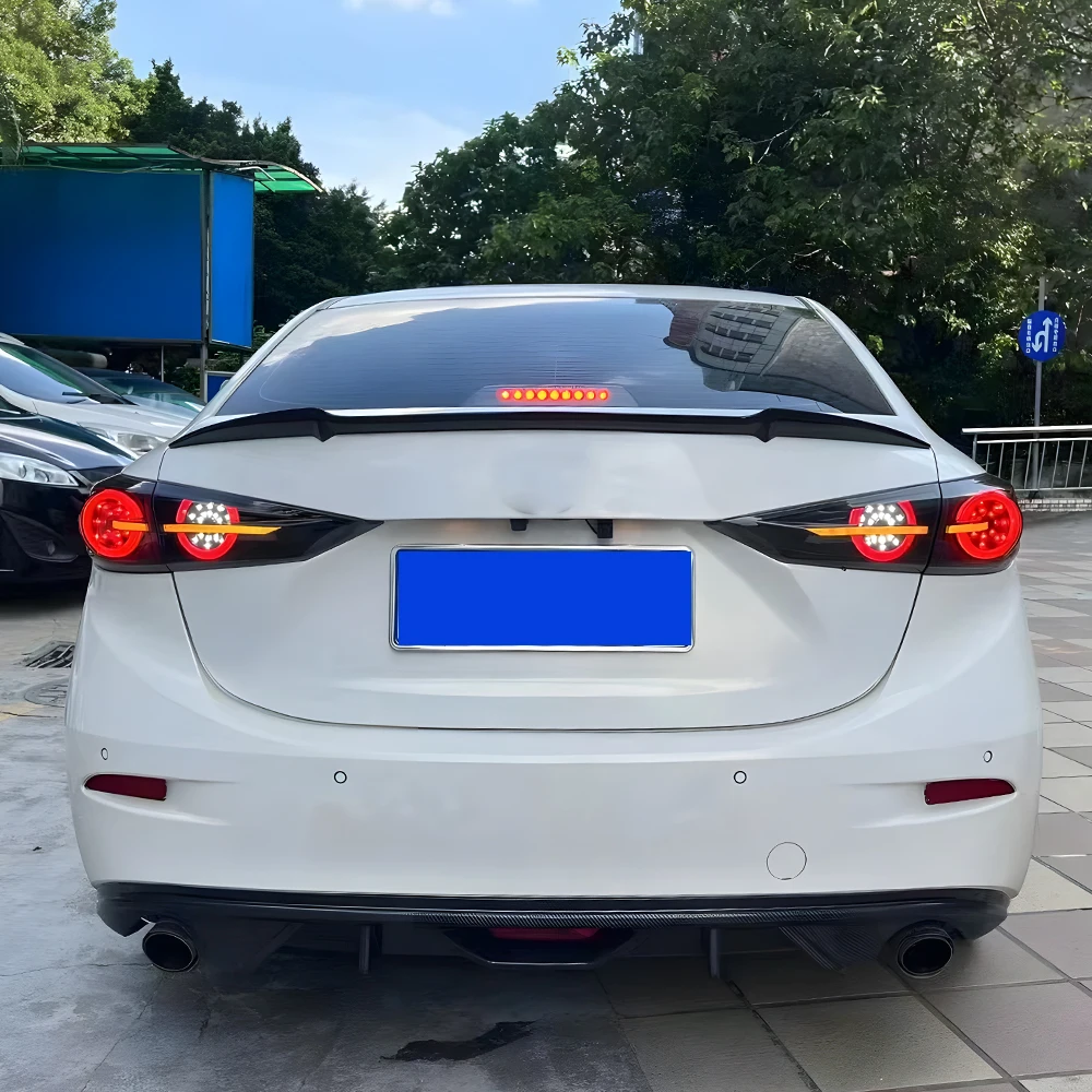 ATV&UTVAuto Rear Back Lamps Assembly for Mazda 3 Axela 2014-2018 Upgrade New Styling LED Dynamic Turn Car Taillight Accessories