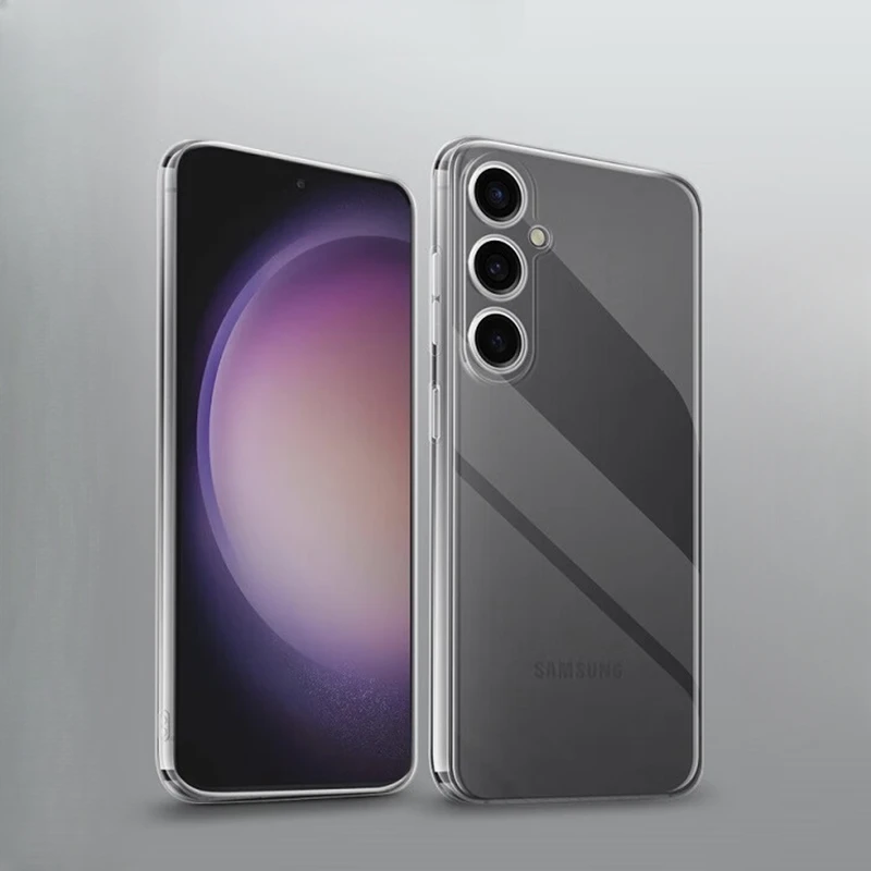 Für Samsung Galaxy S24 FE 5G Klar Transparent Weiche TPU Silikon Fall Abdeckung für Samsung S24FE Telefon Shell Schutz