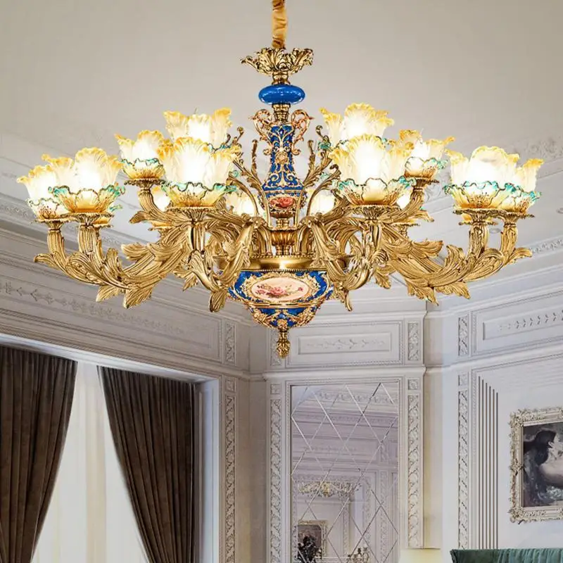 

Star Hotel French chandelier Led Light Lampadario living room chandeliers ceiling zinc alloy luxury French style Church lamps