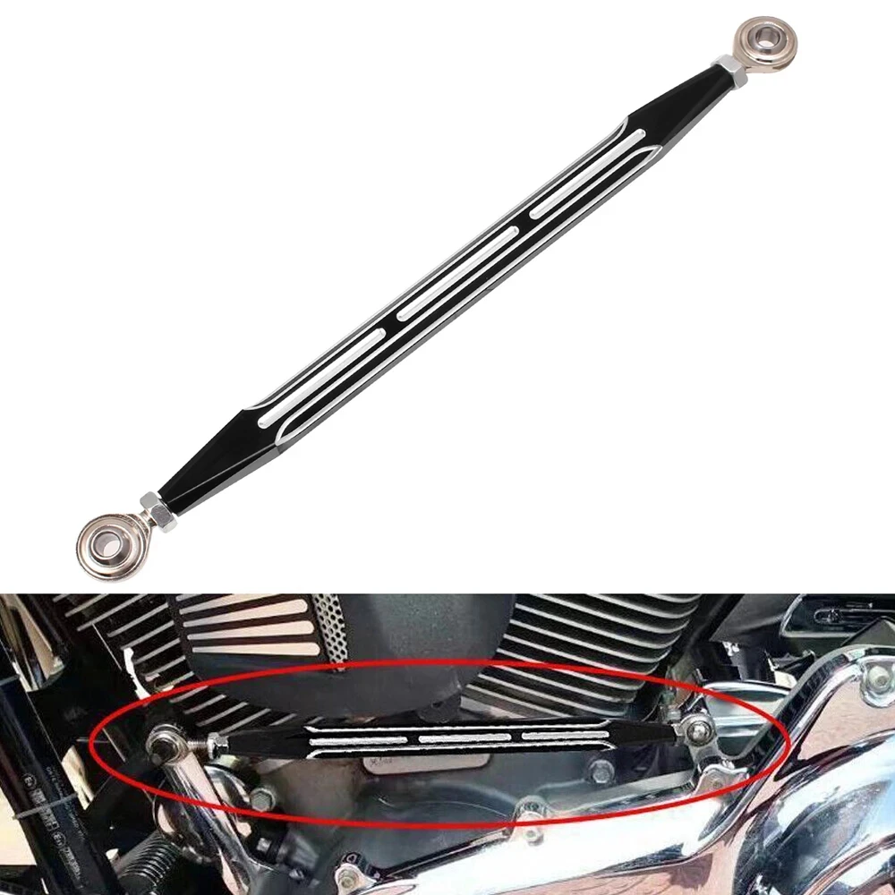 

CNC 330MM Motorcycle Gear Shift Linkage Lever Cover For Harley Touring Electra Street Road Glide Dyna FatBoy Road King 1986-2022