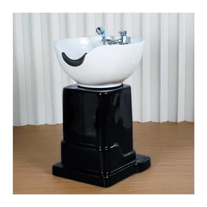 The new hairdressing vertical shampoo basin is a portable shampoo basin for barber shop barber chairs.