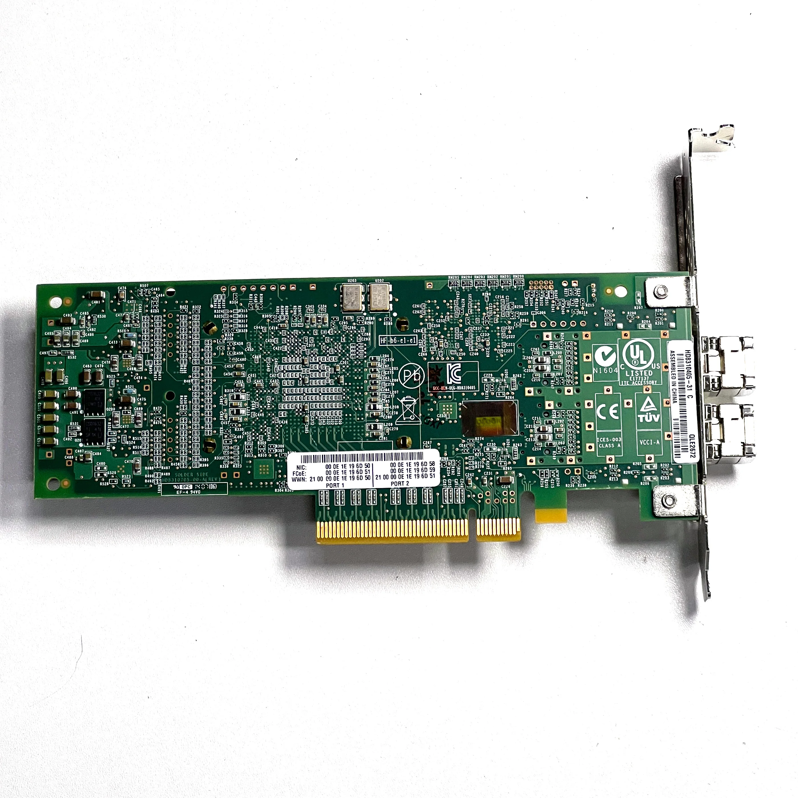 New original  QLE2672-CK 16G PCI-E dual HBA Fibre Channel card QLE2672