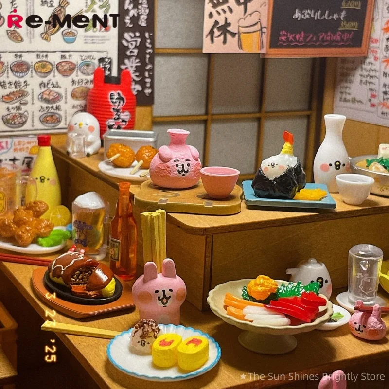 

Re-Ment миниатюрная сцена Канахара, алли, поздняя ночь, кафетерий, украшение для японской кухни, ежемесячная фигурка, игрушка, коллекционная