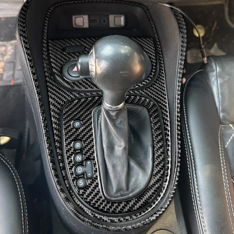 ل سيات ليون ليون Mk2 1P 2008-2012 لينة ألياف الكربون التحكم المركزي والعتاد التحول منفذ الهواء الإطار لوحة ملصق اكسسوارات السيارات