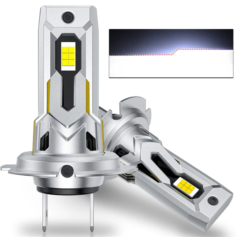 

H11 80 Вт Мини светодиодный лампа для фар 9005 HB3 9006 HB4 30000LM 6500K CSP для автомобильных фар автомобильные лампы H7 Turbo 12V Автомобильная противотуманная фара