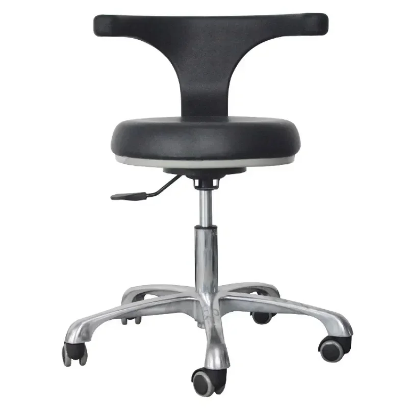 Wheeled Chair Stool On Wheels Nail Beauty Salon Furniture Prodgf Decor Swivel Stools Saddle Tv Sillones Peluqueria Chairs Little