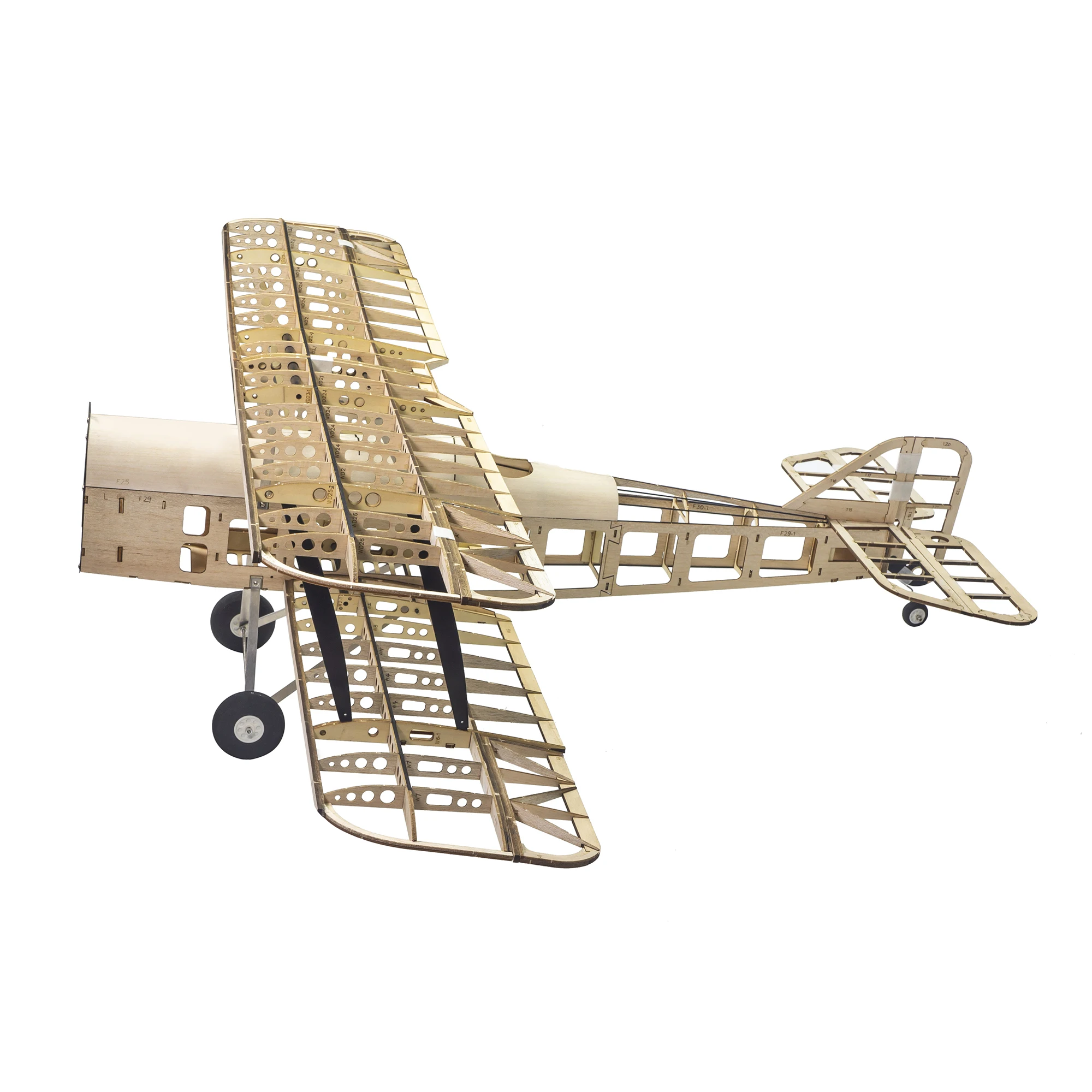 2025 NEW 1000mm Wingspan SE5.a KIT Balsawood RC Airplane S44 DW Hobby WW1 Biplane Scale Free Shipping