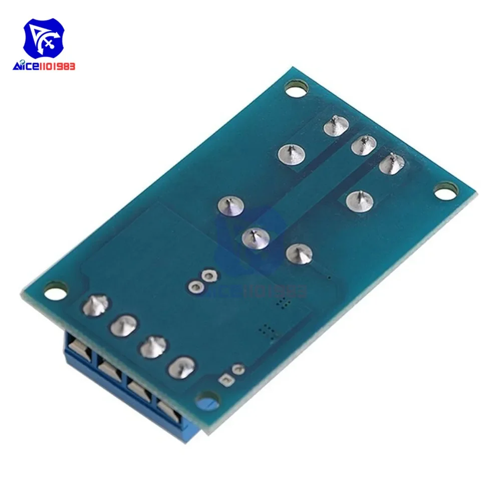 12V Single Button Bistable Relay Module Car Modification Switch One Button Start and Stop Self-locking Power Supply Relay Board