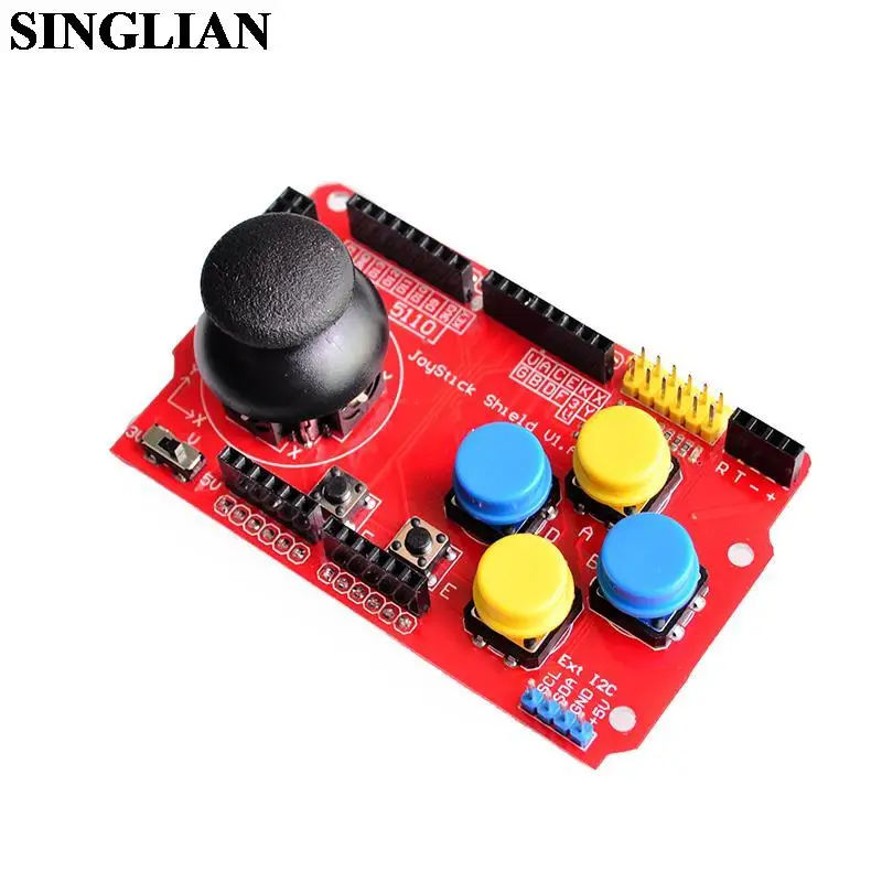 Joystick Shield Expansion Board Analog Keyboard And Mouse Function For Arduino