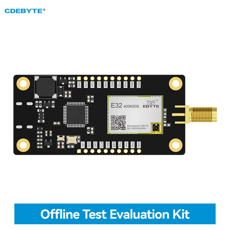 

LoRa Offline Test Kit OLED Screen Long Range RF Transceiver CDEBYTE E32-400MBL-SC Soldered with Module E32-400M20S Test Board