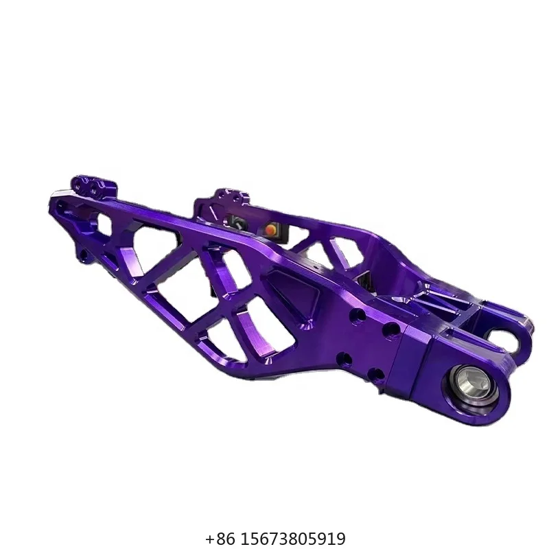 Black3 High Strength Lightweight Aluminium Alloy Motorcycle Swingarm for Street Track Level Enhancement Featuring Premium Design