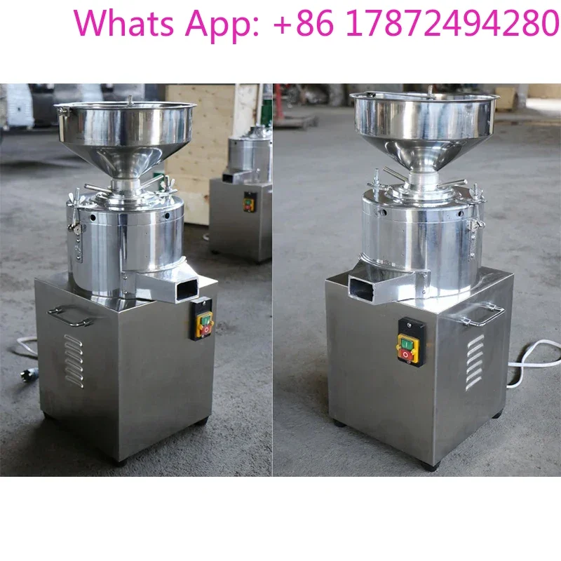Vertical sesame paste machine 1500W small two-phase electric peanut butter machine automatic sesame paste grinder