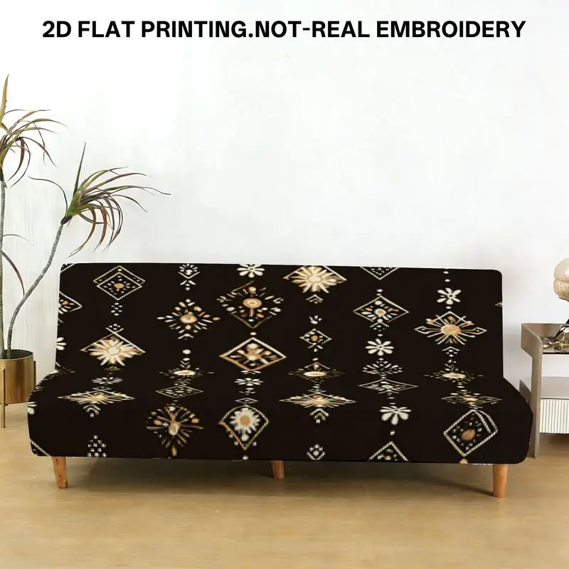 

Чехол на диван-кровать с геометрическими и натуральными элементами, нежная текстура, подходит для гостиной, спальни, дивана-кровати