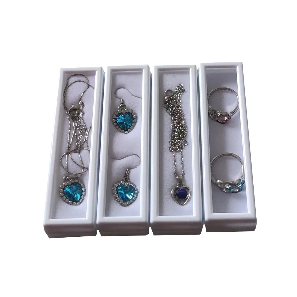 12Pcs Diamond Jewelry Storage Box Gems Bead Display Organizer Stone Ring Necklace Packaging Gift Box Charms Trollbeads Container