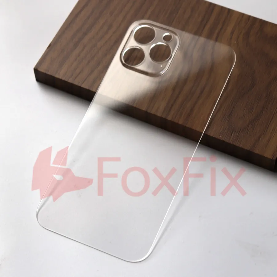 غطاء خلفي شفاف زجاجي لهاتف آيفون 8 Plus X XS MAX XR 11 Pro Max 12 mini 13 14 Plus قطع غيار لوحة باب البطارية