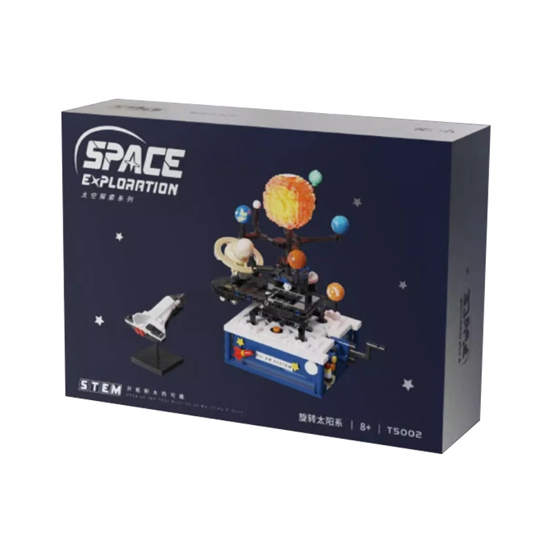 

IN STOCK T5002 Technical Space Exploration Series Rotating Solar System Globe Building Blocks Bricks Model Christmas Toys Gifts