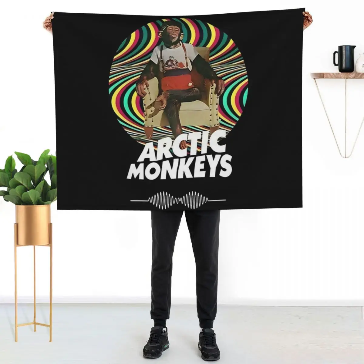 ocean vintage art arctic monkeys miles turner, arctic monkeys seascape Throw Blanket Luxury For Baby Blankets