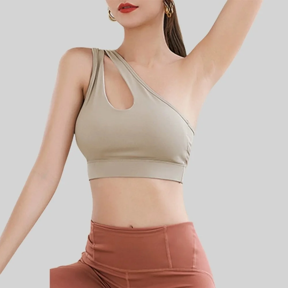 Dynamic  Yoga Top Bra Medium Support Padded Gym Crop Top Stretchy Fitness Sports Topck Sports Underwear Tank Top