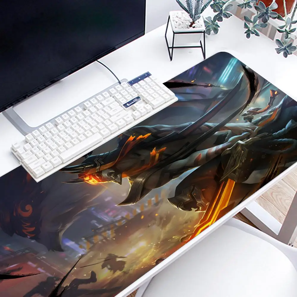 League Of Legends Master Yi Mousepad Large Gaming Mouse Pad LockEdge Thickened Computer Keyboard Table Desk Mat