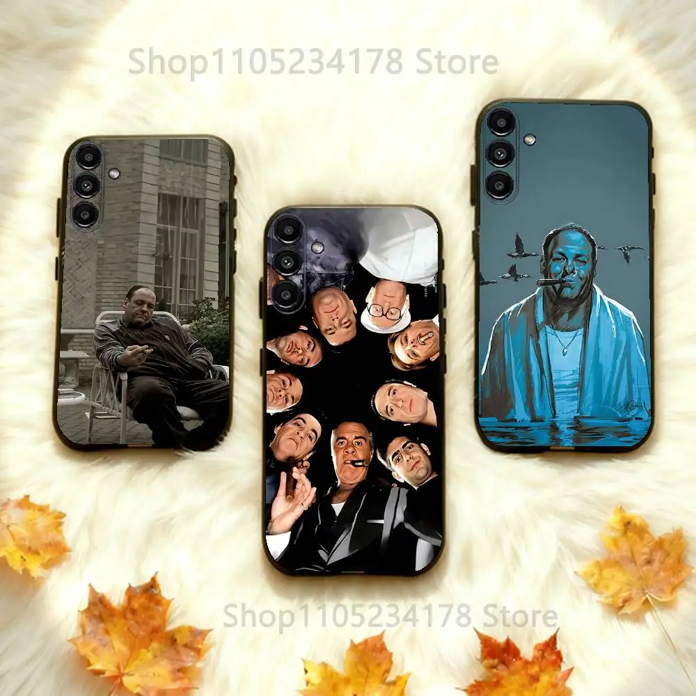 

The S-Sopranos TV Tony Soprano For Samsung Galaxy A73,52,32,71,41,53,31,72,22,5G,J7,Note,8,9 Soft Black Dust-proof Cover