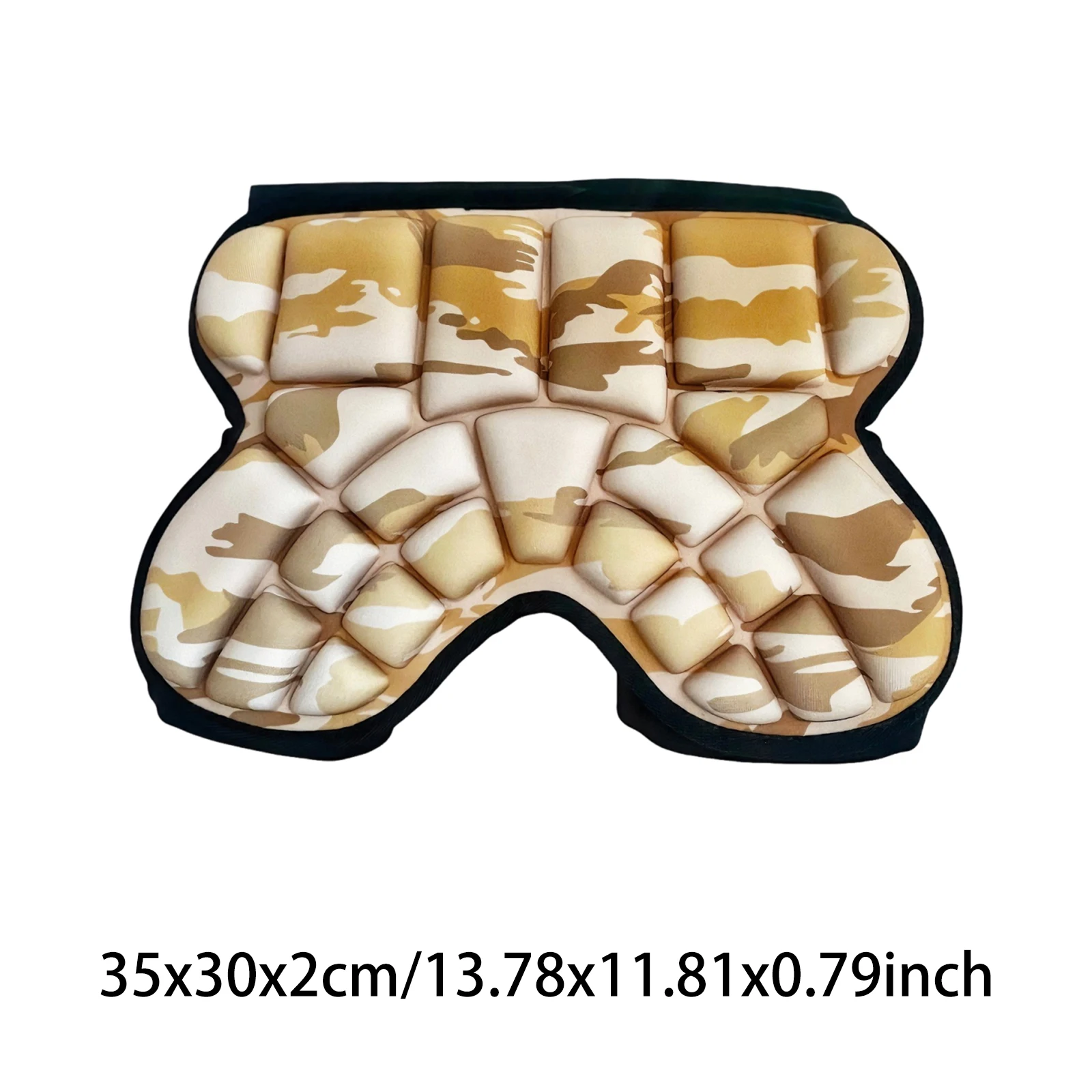 منصات حماية الورك للتزلج سميكة لوحة واحدة حماة الورك التزلج بعقب حماية السراويل للتزلج على الجليد/التزلج