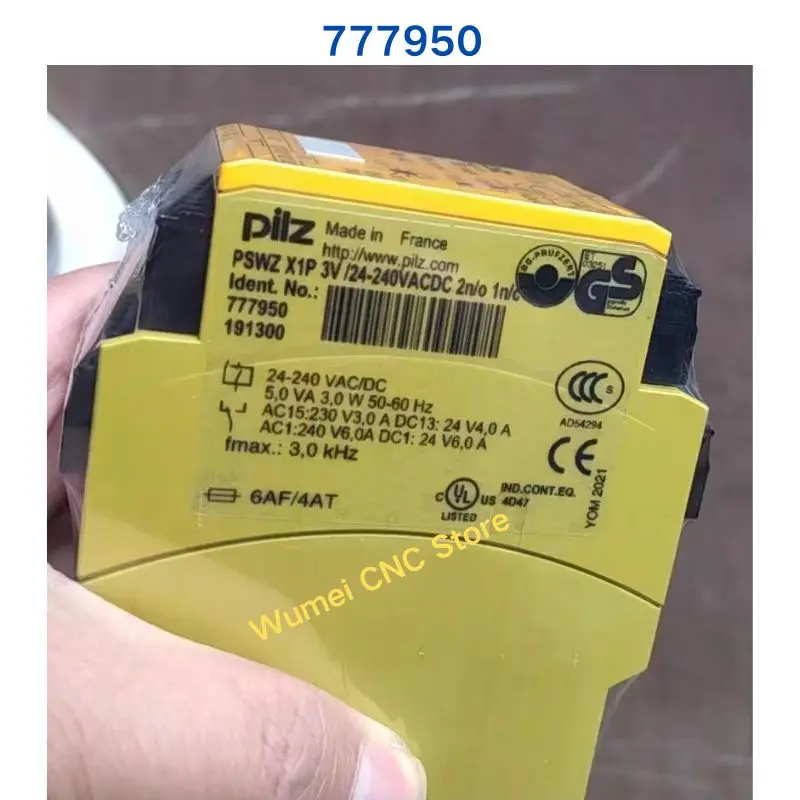 brand new  for PILZ relay PSWZ X1P 3V  777950 safety relay
