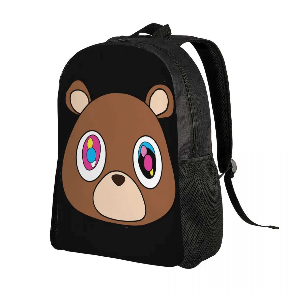 Custom Kanye West Ye Bear Backpack for Women Men Waterproof College School Bag Printing Bookbag