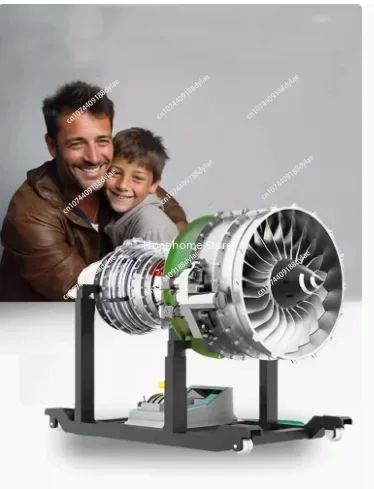 

DIY Twin-spool Turbofan Engine Kits Assembly Kit 1/10 Electric Aircraft Engine Model Aviation Turbofan Engine