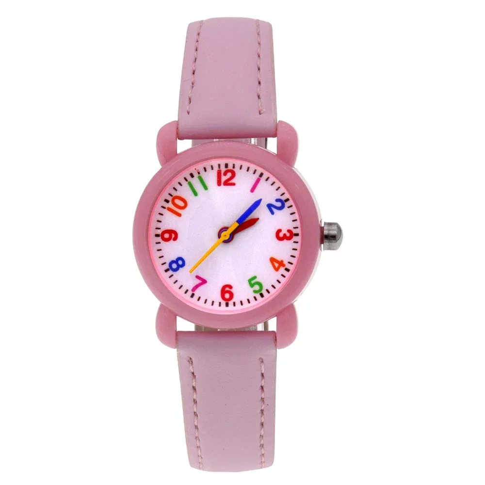 Colorful Kids Quartz Watch - Fashionable Timepiece Wristwatch Gift for Boys & Girls Children's Watch