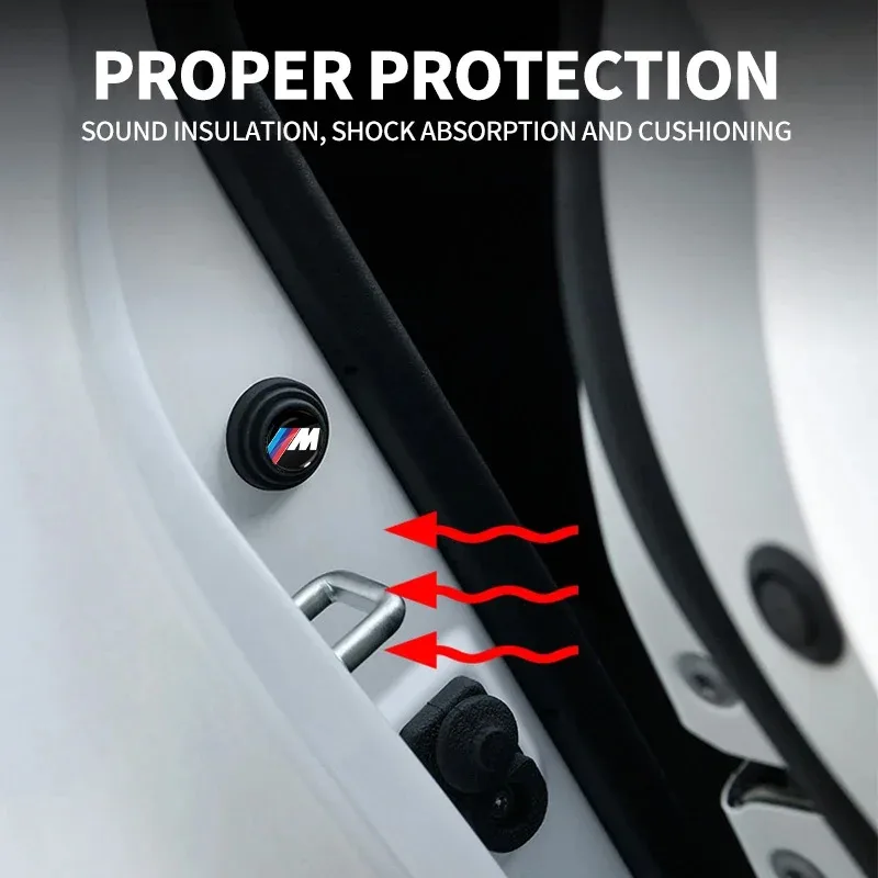 

1/2/4Pcs Silicone Car Door Shock Pad Stickers For BMW M M2 M4 E46 E90 E60 F30 F10 E39 E36 F20 G30 G20 E87 E92 E91 E30 X1 X3 X5