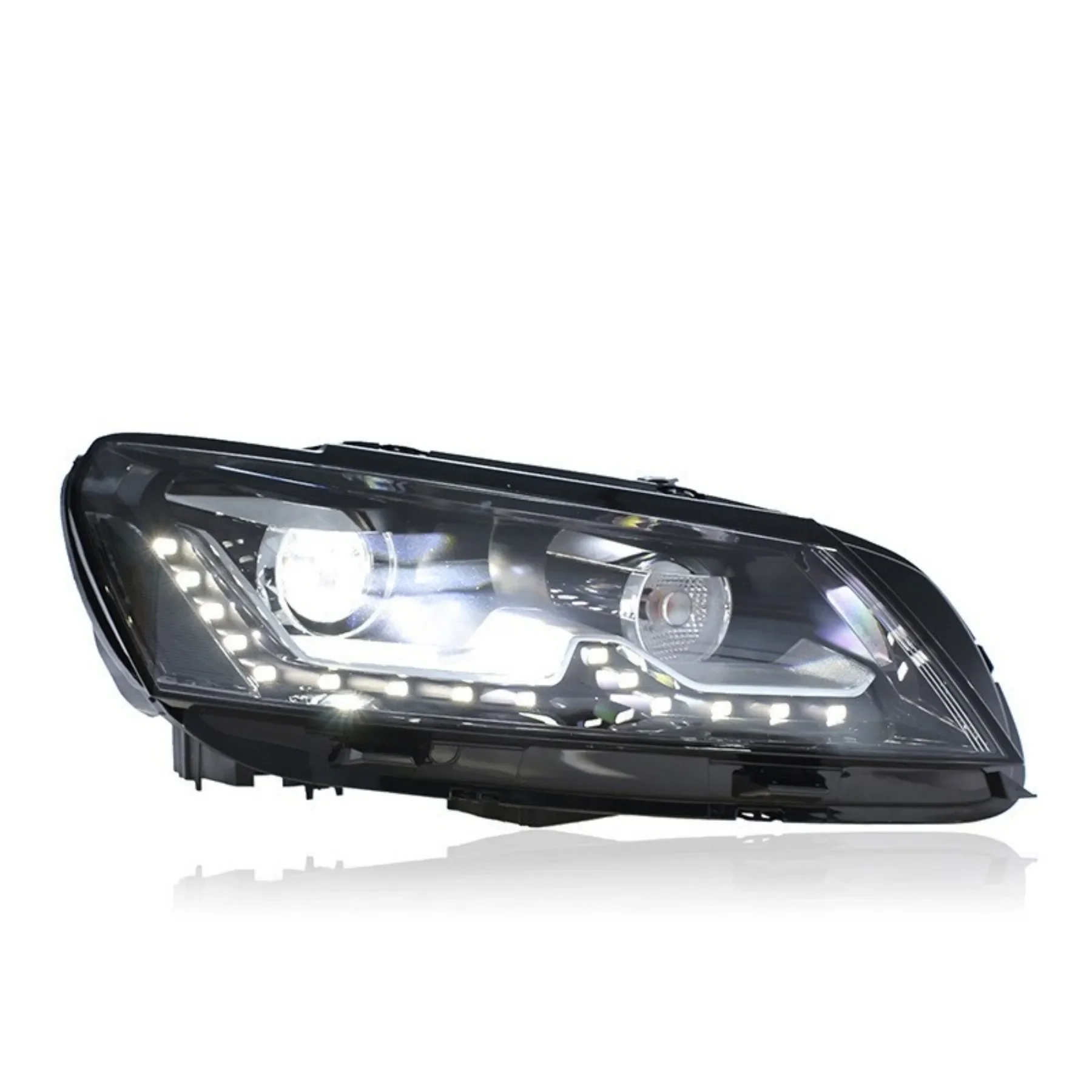 Front Headlight LED Headlamp for Volkswagen vw passat b7 11-15 USA version Daytime Running Light Turn Signal view 3