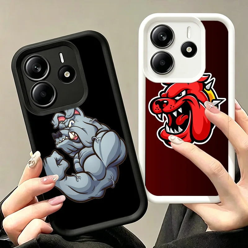Ferocious Bulldog Stock Vector Phone Case For Redmi 15C 15A 15 14C 14R 13C 13R 13 12C 12 11A 10C 10A 10 9T 9C 9I 9A 9 K90 K80 K7
