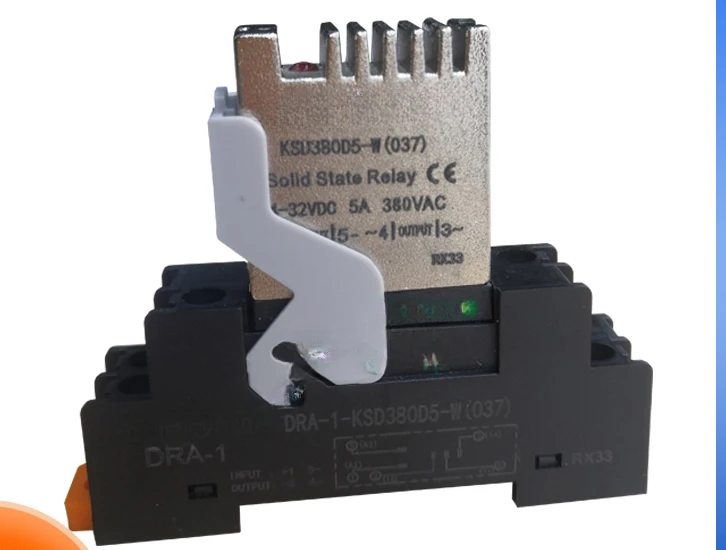 DRA-1- KSD380D5-W (037) 4-32VDC KUDOM Solid State Relay Single Circuit