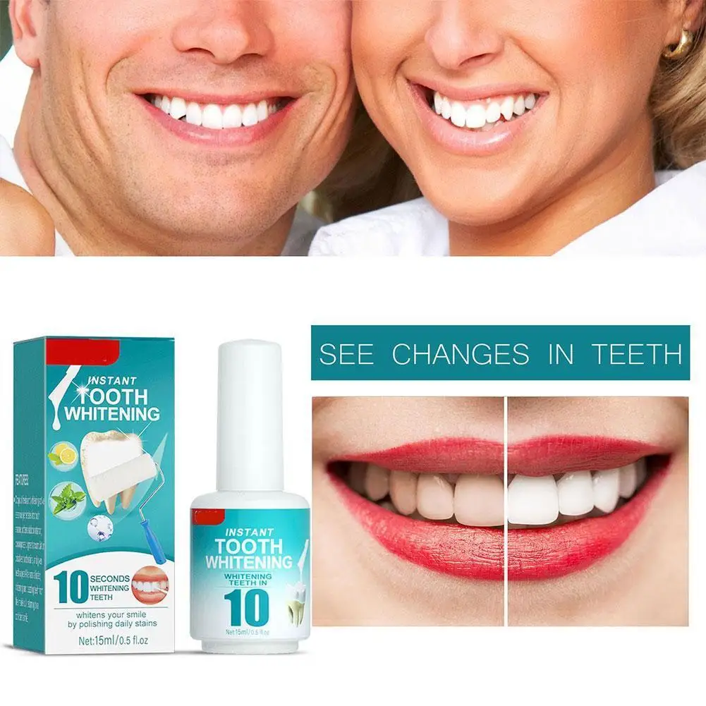 

EELHOE Teeth Whitening Essence Pen Yellow Tooth Whitening Teeth Stain Remover Products Fresh Breath Bleaching Teeth Serum