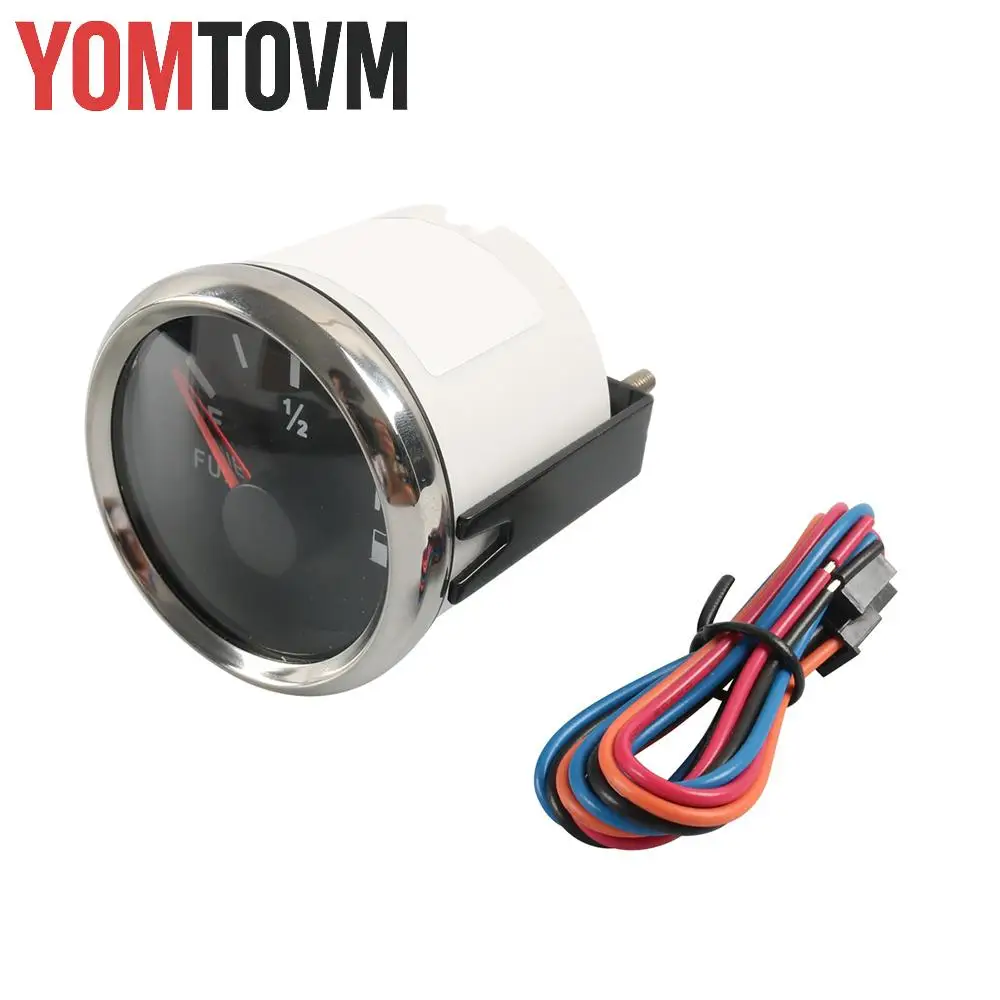 

52 мм 9-32 В постоянного тока морской измеритель уровня топлива универсальный измеритель уровня топлива с твердостью провода