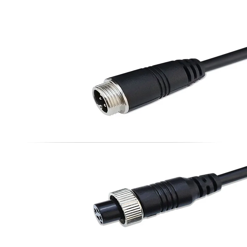 1m 2m 7m 4-core Male-to-mother Car Aviation Line Car Surveillance Camera Cable Video Aviation Head Extension Line F1