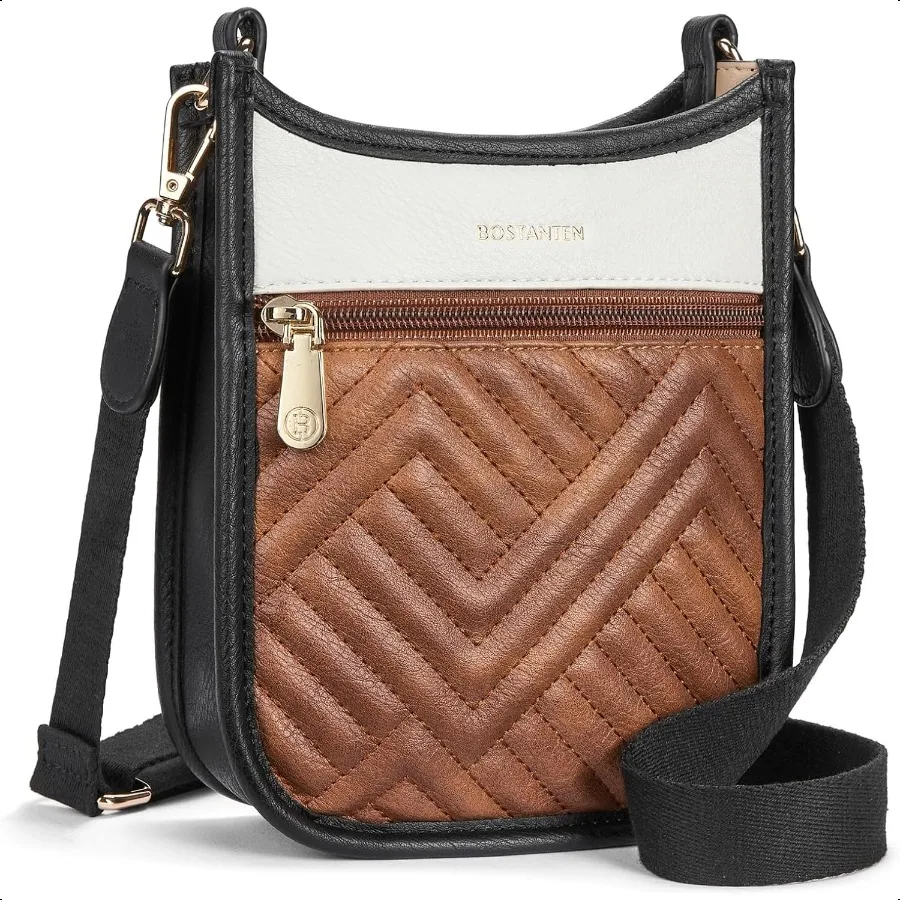 

BOSTANTEN Small Crossbody Purse for Women Mini Tote Bag Top Handle Shoulder Bag Compact Handbags with Adjustable Strap