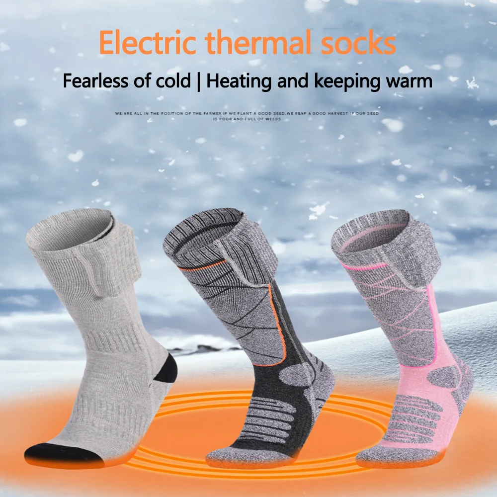 Electric Heating Socks For Winter Skiing Outdoor Warmth Men\'s Women\'s Mobile Apps To Control The Warmth Of Electric Socks