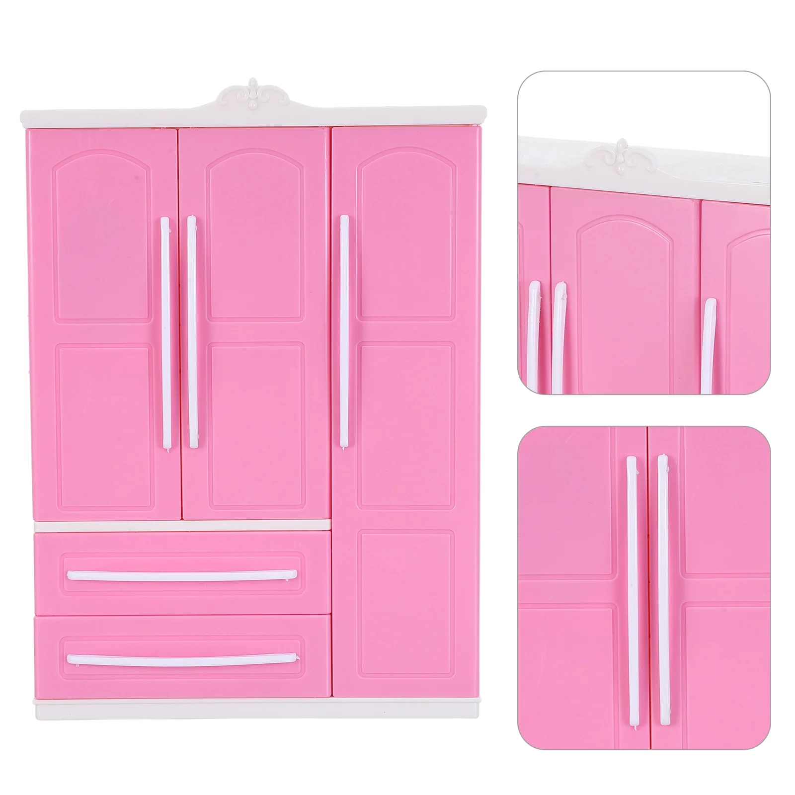 

Миниатюрная мебель для кукольного домика, шкаф, 20 вешалок, органайзер для одежды, стеллаж для выставки товаров одежды для спальни, гостиной, аксессуары