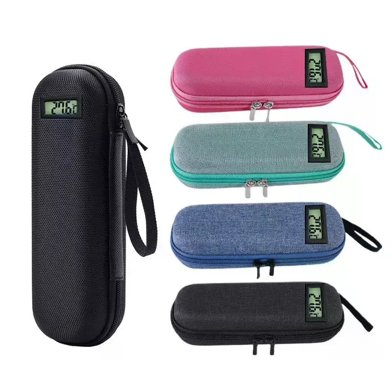 Insulin Cooler Travel Case Waterproof Insulin Cooling Bag with Thermometer Display Medicine Organizer Bag for Diabetics view 2