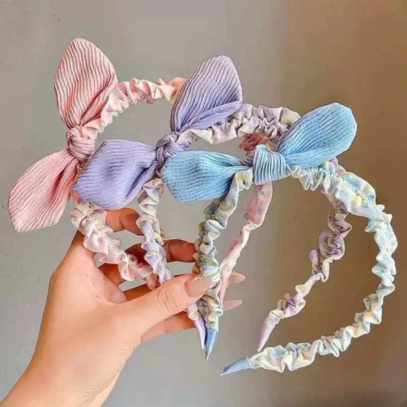 

Детские тканевые повязки на голову: 3D-бантики и милые цветы, милые и свежие, нескользящие и удобные, идеально подходят для повседневной носки и прогулок для девочек.